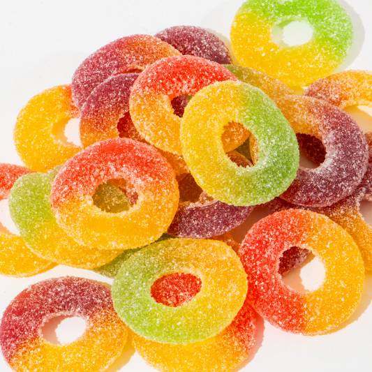 Custom Assorted Fruit Sour Gummy Rings – Bulk Pack
