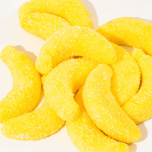 Custom Yellow Banana Gummies – Bulk Pack
