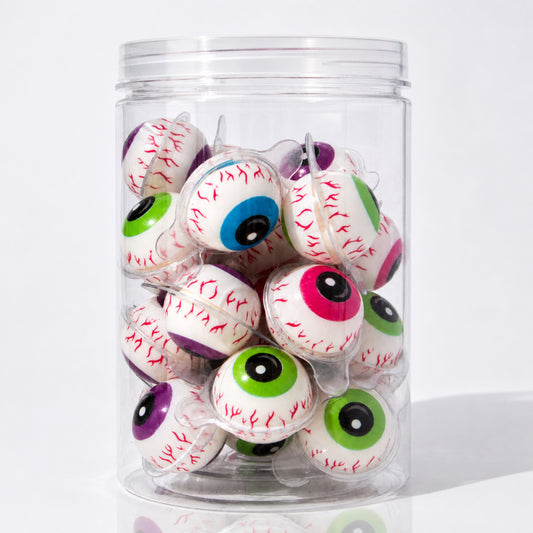 Assorted Eyeball-Shaped Jam-Filled Gummy Balls