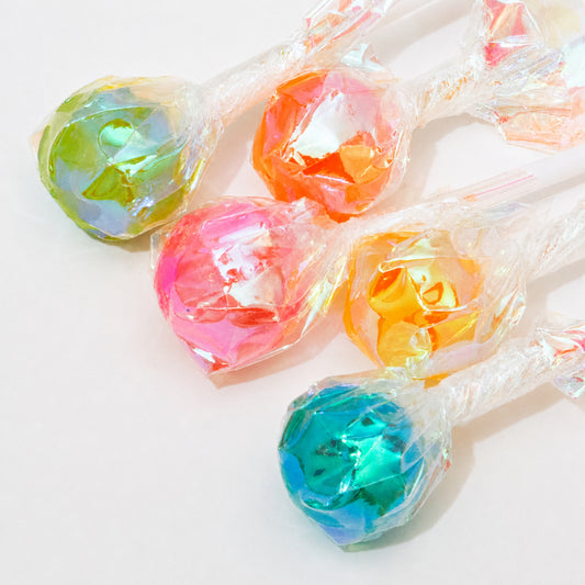 Assorted Faceted Gem-Shaped Crystal Lollipops