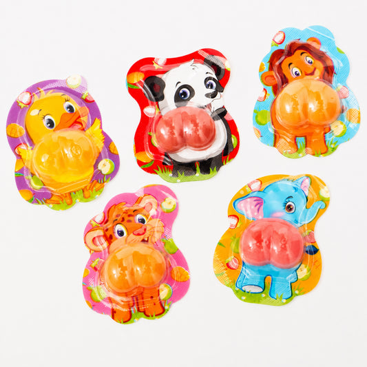 Custom 3D Peach-Shaped Gummy Candy – Individually Packed