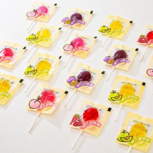Probiotic Lollipop Assortment – Fruit, Milk & Strawberry