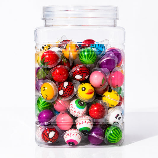 Assorted Novelty Jam-Filled Gummy Balls