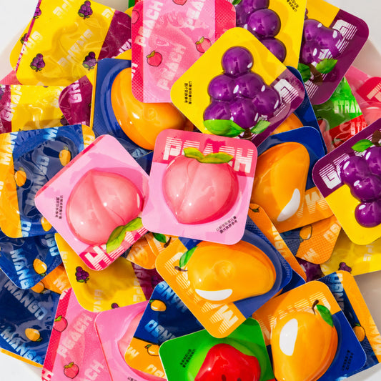 Custom 3D Assorted Fruit-Shaped Gummy Candy – Individually Packed