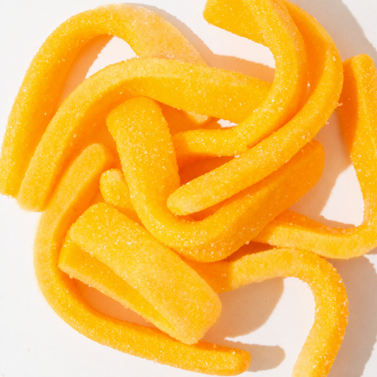 Custom Orange Sour Gummy Sticks – Bulk Pack