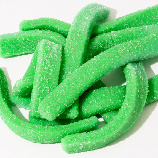 Custom Green Sour Gummy Sticks – Bulk Pack