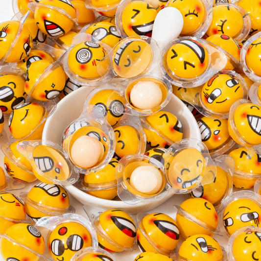 Emoji-Packaged Jam-Filled Gummy Balls