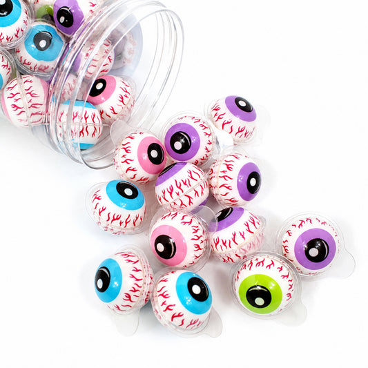 Assorted Eyeball-Shaped Jam-Filled Gummy Balls