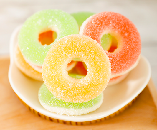 Custom Large Assorted Sour Gummy Rings – Bulk Pack