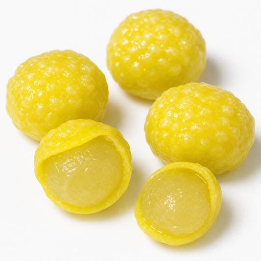 Yellow Textured Peelable Gummies from AOOLIO