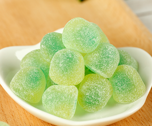 Custom Green Sour Gumdrops – Bulk Pack