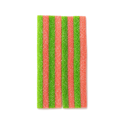 Custom Watermelon Red-and-Green Sour Belts – Bulk Pack