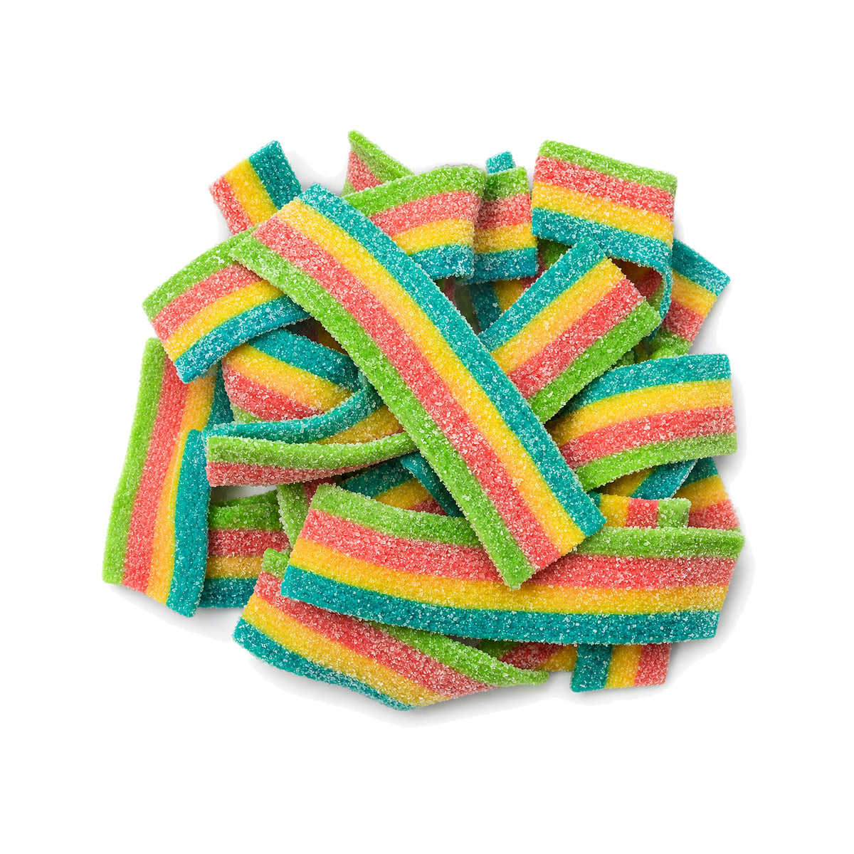 Custom Rainbow Sour Belts – Bulk Pack