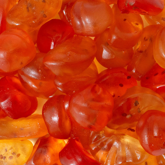 Custom Assorted Seeded Fruit-Shaped Gummies – Bulk Pack