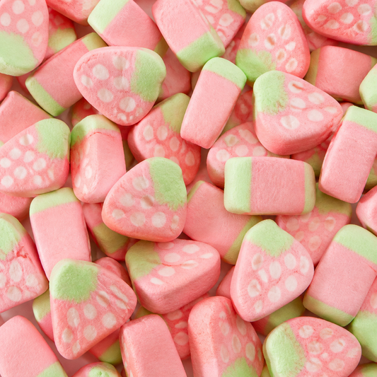 Custom Strawberry-Shaped Marshmallows – Bulk Pack
