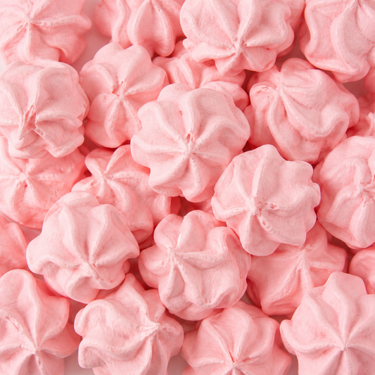 Custom Pink Rosette Marshmallows – Bulk Pack