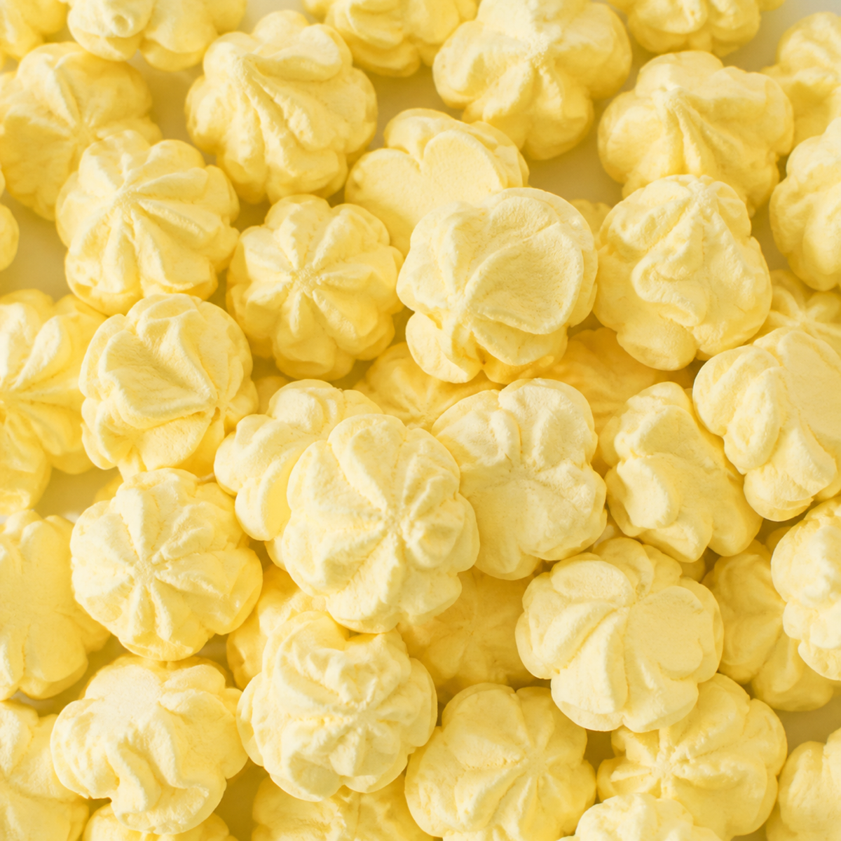 Custom Yellow Rosette Marshmallows – Bulk Pack