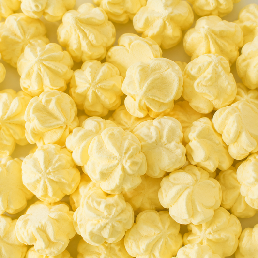 Custom Yellow Rosette Marshmallows – Bulk Pack