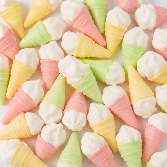 Custom Ice-Cream-Cone Marshmallows – Bulk Pack