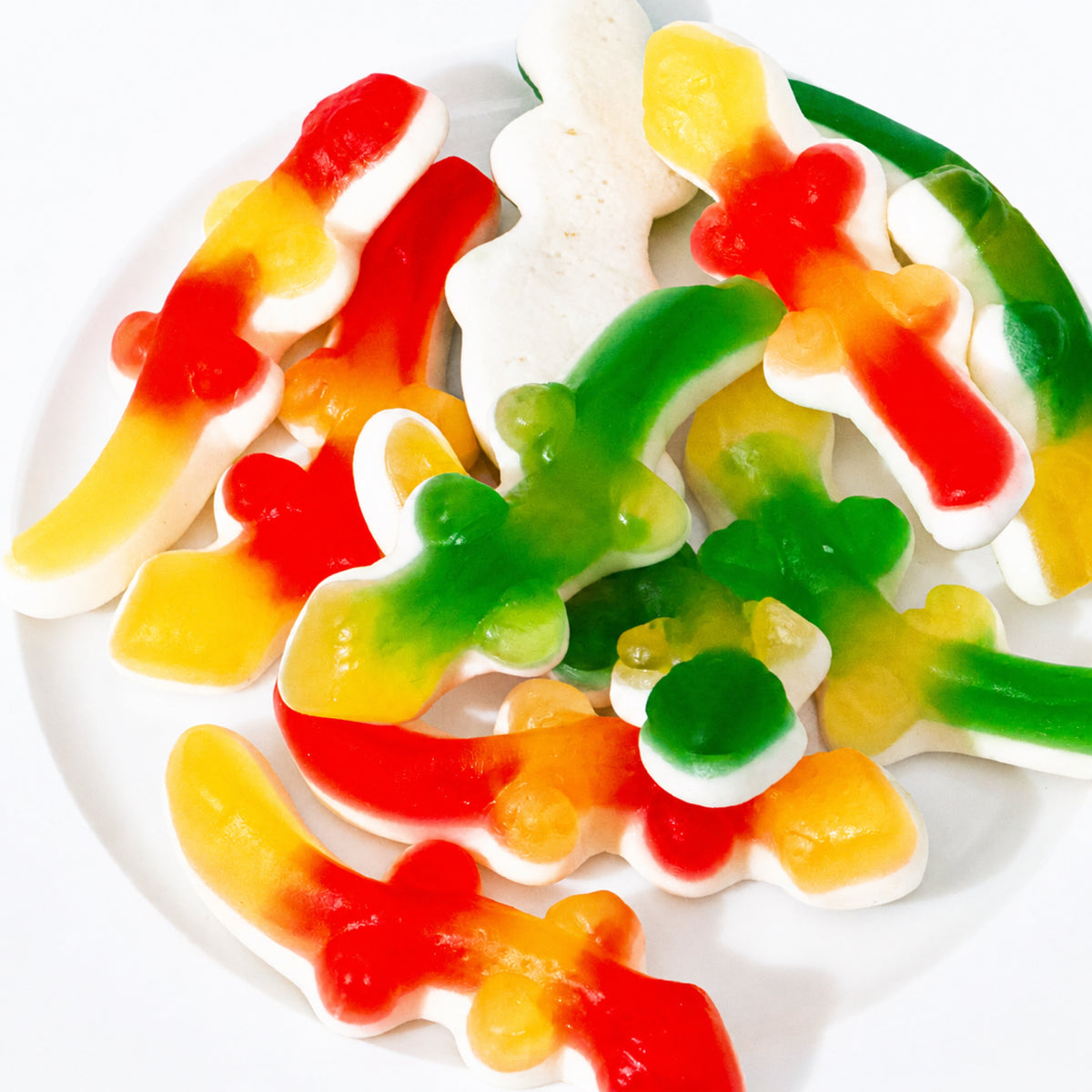 Custom Assorted Two-Layer Gummy Sharks – Bulk Pack