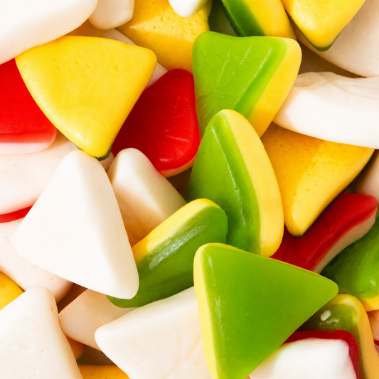 Custom Colorful Triangle Gummies – Bulk Pack