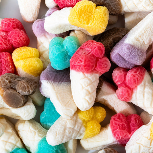 Custom Assorted Ice-Cream-Cone Foam Gummies – Bulk Pack